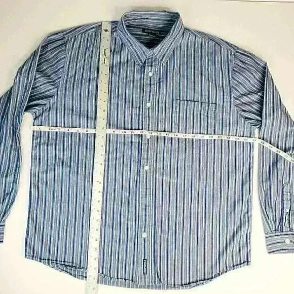 Aeropostale Dress Shirt Men's Size L Cotton Button - Picture 3 of 9
